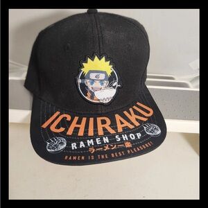 Naruto Shippuden Ichiraku Ramen Shop SnapBack Cap Hat OSFM READ